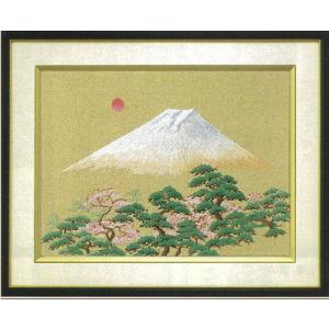 花王印 文化刺繍キット3号 老松と鷹 : ざっか菜の花ヤフー店 - 通販