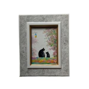 絵画 油絵 SMサイズ(サムホールサイズ） 塩崎忠造 花（B) : ざっか