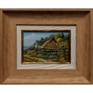 絵画 油絵 SMサイズ（サムホール） 酒井健吉 エーゲ海 : ざっか菜の花