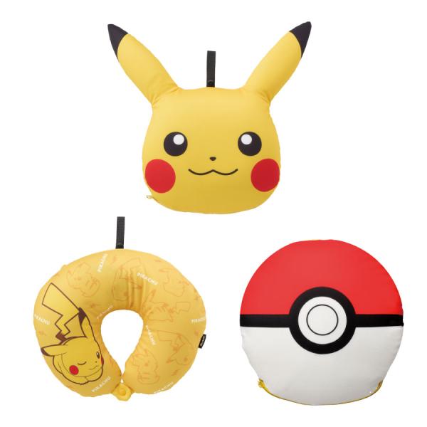 ポケモン モンスターボールにもピカチュウにもなる3WAYネックピロー | ポケットモンスター カビゴ...