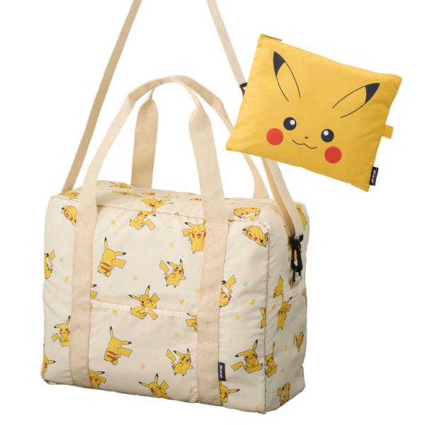 ポケモン ポーチにしまえる キャリーオンバッグ ピカチュウ | ポケットモンスター ピカチュウ 旅行...