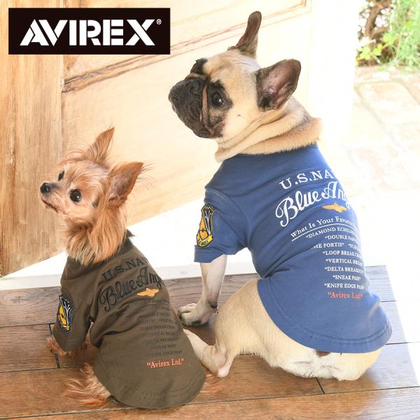 犬 服 犬服 Tシャツ | AVIREX ブルーエンジェルスT 24s ペット服 ドッグウェア 犬の...