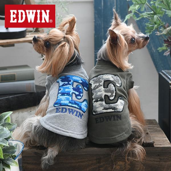 EDWIN エドウイン エドウィン もこもこパッチスウェット | トレーナー 犬服 ドッグウェア 2...