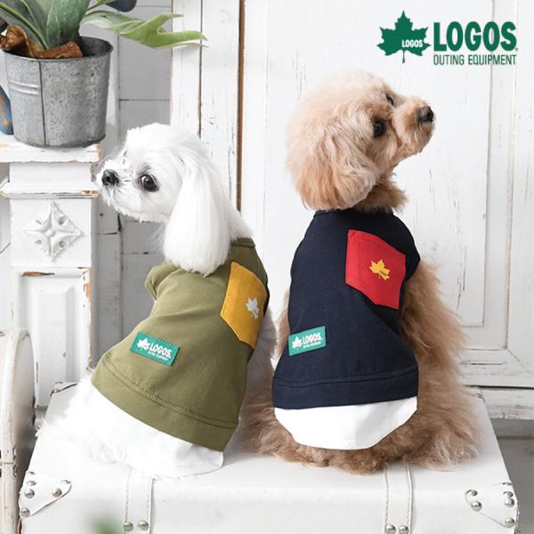 LOGOS フェイクレイヤードタンク 2023春夏 タンクトップ 犬服 ロゴス