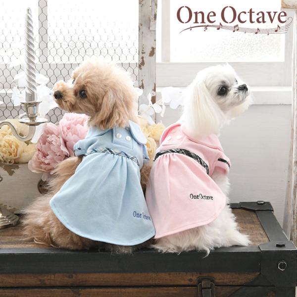 ONE OCTAVE チェックラインポロシャツ 2023春夏 犬服 ワンオクターブ ワンオクターヴ