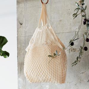 ネットバッグ 厚手コットン巾着付 | トレンド ...の商品画像