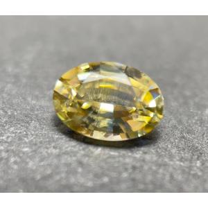 サファイアルース イエローサファイア0.72カラット オーバルカット 天然宝石 スリランカ