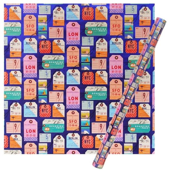 Molly &amp; Rex  ラッピングペーパー | 包装紙 （荷物タグ） ジェットセッター 幅76.2...