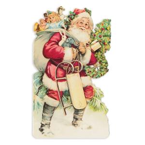 The Gifted Line クリスマスカード ラージサイズ  封筒付き レトロ グリーティングカード