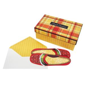 パンチスタジオ 靴型 グリーティングカード 20枚セット  封筒セット ボックス入り クリスマス