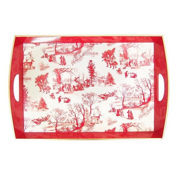 ミッシェルデザインワークス ウッドトレイ （クリスマスワンダーランド） クリスマス