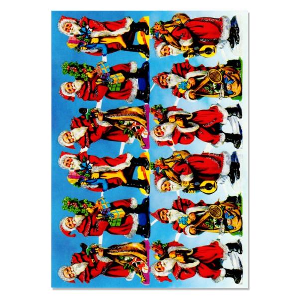 artwork studios 【クリスマス】 ポストカード （12人のサンタ） ドイツ製