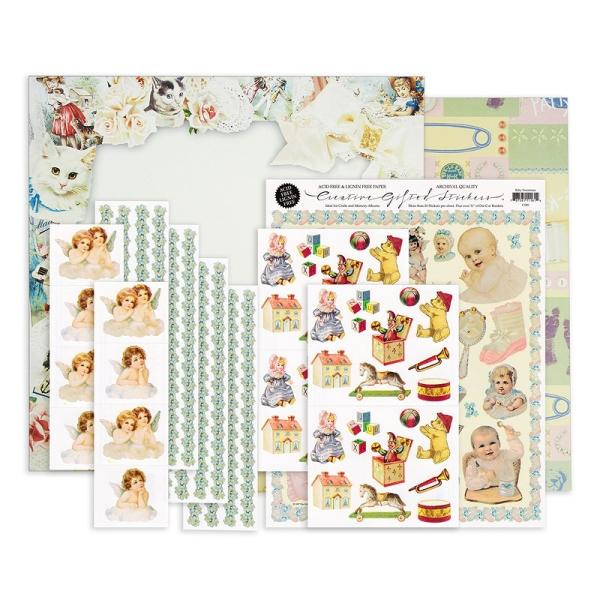 The Gifted Line シール ステッカー レトロ（赤ん坊） スクラップブッキングセット ヴ...