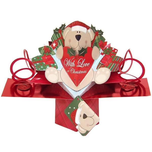 Second Nature  プチポップアップカード （ベア×全身）クリスマス