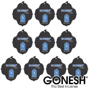 GONESH ガーネッシュ No.8 10個セット 吊り下げ 芳香剤 ペーパー スプリングミスト 車 トイレ フレグランス