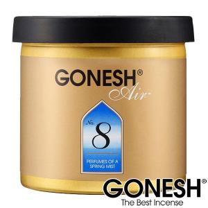 GONESH ガーネッシュ No.8 ゲル缶 エアフレッシュナー 芳香剤 車 アロマ スプリングミスト フレグランス