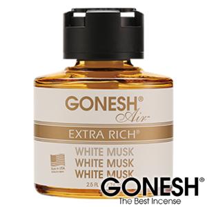 GONESH ガーネッシュ ホワイトムスク リキッド 瓶 エアフレッシュナー 芳香剤 車 WhiteMusk カーフレグランス