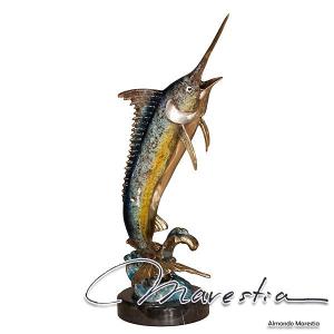 【美品】Marestia マレスティア ソードフィッシュ カジキ 置物オブジェ Marestia マレスティア ソードフィッシュ カジキ 置物オブジェ