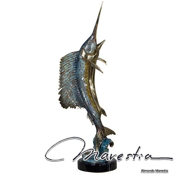Marestia マレスティア ソードフィッシュ カジキ インテリア 置物 オブジェ エクステリア ...
