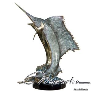 ブルーマーリン　カジキ　壁掛け　オブジェ クロカジキ☆ブルーマーリンの壁掛けオブジェ【172cm】☆等身大