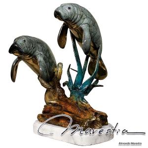 ブラス Marestia マレスティア 3頭のイルカ ドルフィン