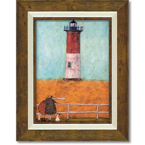 絵画 インテリア 玄関 サムトフト 「ノーセット灯台で愛を感じて」