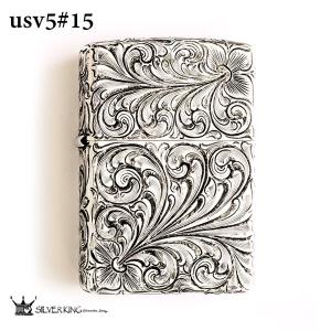 ZIPPO（ジッポー） シルバーキング 純銀 ライター Silver King 5点