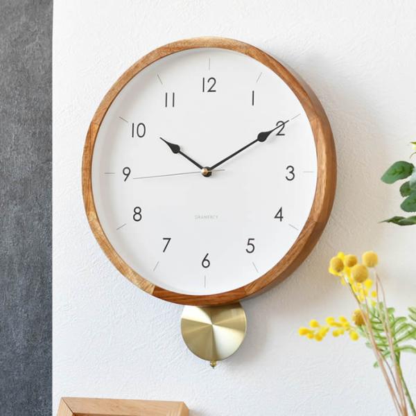 振り子時計 掛け時計 おしゃれ インターフォルム INTERFORM Bellocq べロック ウォ...