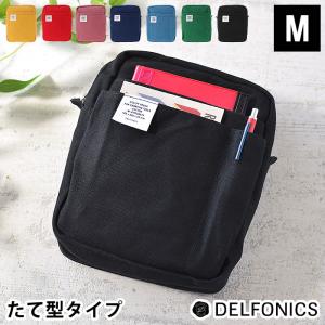 インナーキャリング 縦型M デルフォニックス DELFONICS バッグインバッグ キャンバス ポシェット 縦型 ポシェット 小物入れ ポーチ かわいい メンズ レディース