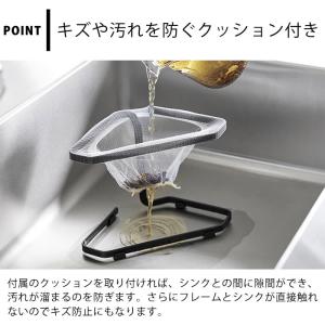 三角コーナー 水切りネットが付けられる三角コー...の詳細画像3
