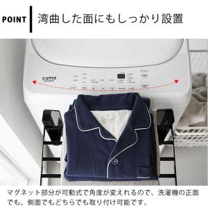 使いやすい高さに開くマグネット洗濯機横折り畳み...の詳細画像4