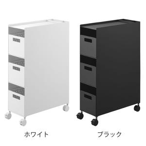 収納バスケットワゴン タワー 3段 tower...の詳細画像1