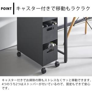 収納バスケットワゴン タワー 3段 tower...の詳細画像5