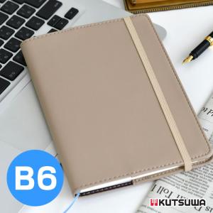 手帳 2023 年 時間割り手帳 限定生産 B6 クツワ 12月始まり 月曜始まり ウィークリー マンスリー スケジュール帳 おしゃれ 日記 シンプル 合皮レザー 074SH