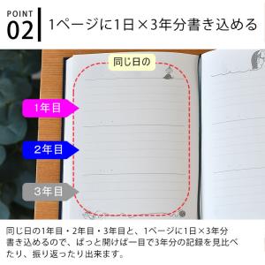 日記帳 かわいい ムーミン 3年日記 3年日記...の詳細画像3