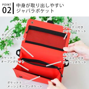 母子手帳ケース パスポート が 入る 財布 ネ...の詳細画像4