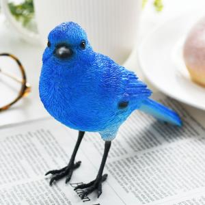 ポイント2倍)( リアルな文鳥のオブジェ 白文鳥・桜文鳥 ) シマエナガ
