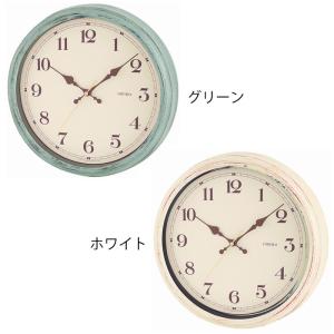 電波時計 エアリアル レトロ W-571 掛時...の詳細画像1
