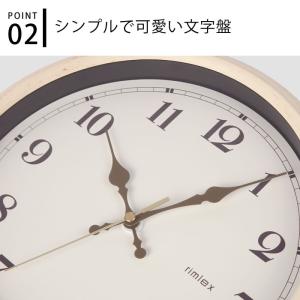 電波時計 エアリアル レトロ W-571 掛時...の詳細画像3
