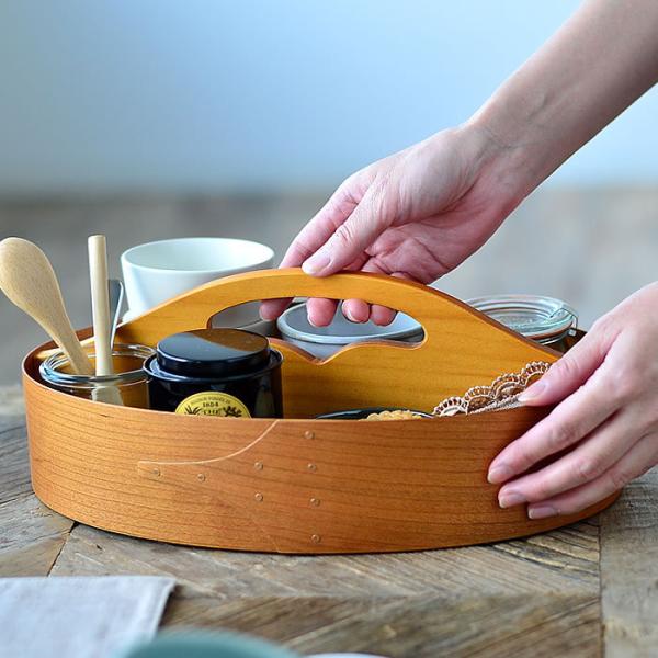 シェーカーボックス シェーカー ハンドルトレイ 木製 アクシス トレー 北欧 収納 シンプル おしゃ...