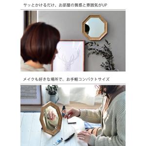 鏡 壁掛け 卓上 八角ミラー M プロローグ ...の詳細画像4