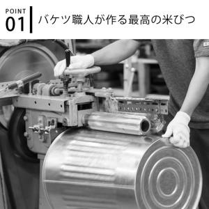 米びつ オバケツ ライスストッカー 10kg ...の詳細画像1