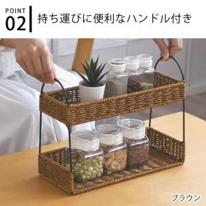 調味料ラック カゴ クレエ creer ユティ...の詳細画像3