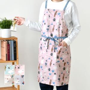 MOOMIN（ムーミン） エプロン mama`s Tea party ピンクストライプ