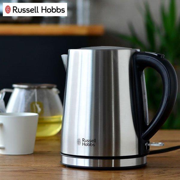 電気ケトル ラッセルホブス Russell Hobbs ベーシックケトル 1L 正規品 ステンレス ...