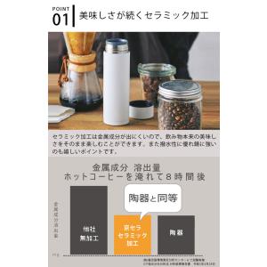 ミニボトル 水筒 180ml セラマグ 真空断...の詳細画像2