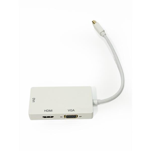 Mini DisplayPort to VGA/DVI/HDMI 変換アダプター 最大1920×12...