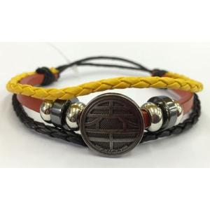 ドラゴンボールＺ レザーブレスレット　界王マーク　　定形外郵便可