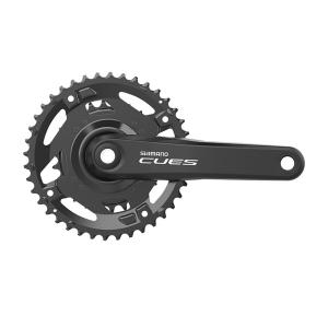 7075-T6 CNC クランクセット 34T/50T 165mm SIXTH Componentsの3ピース5アームダブルクランク ROCKBIKES