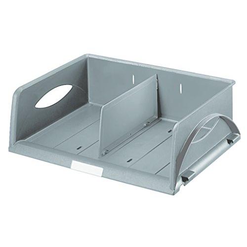 LEITZ ライツ プラス ソートトレー横型 A4 仕切り板1枚付 大型封筒 郵便物整理 宅急便伝票...